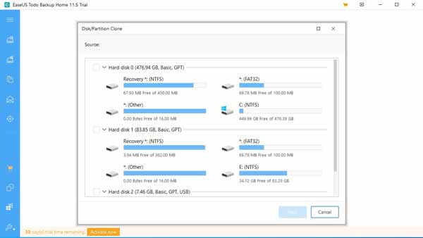 Setting copy harddisk ke harddisk lain dengan sistem untuk Windows 10