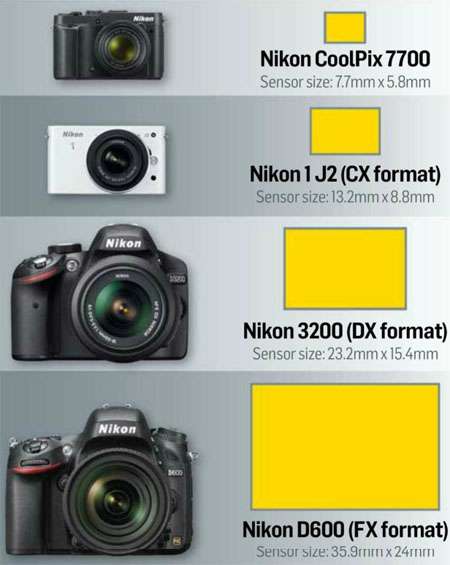 Perbandingan lensa FX dan DX untuk body FX dan DX