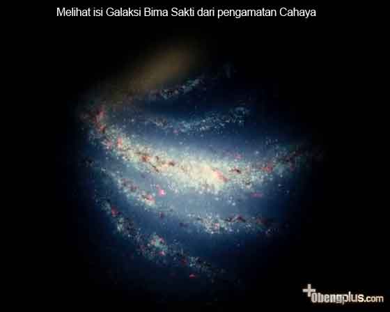 Melihat isi galaksi bima sakti dari cahaya