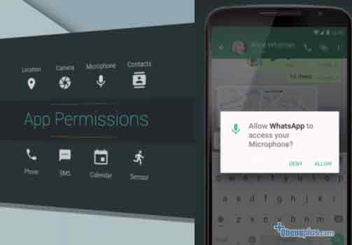 Android M permission system
