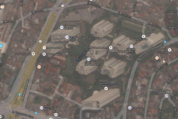 foto satelit Google Maps September 2015