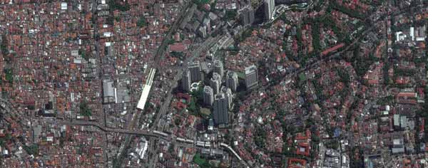 foto satelit Google Maps Juni 2016 Jakarta