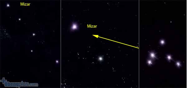 Posisi Big Dipper di bintang Mizar bukan satu bintang tapi 5 bintang