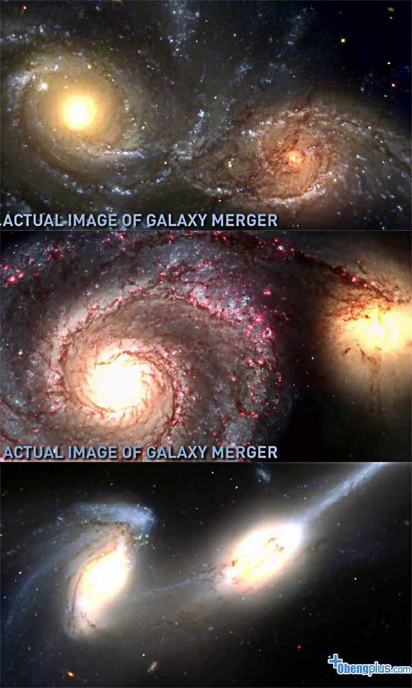 Benda paling berbahaya di alam semesta tabrakan antar galaksi