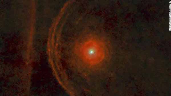 Bintang Beletgeuse Desember 2019 dari teleskop Herschel Space Observatory