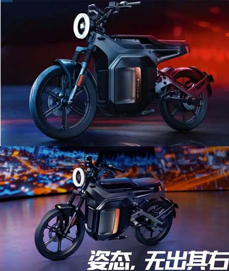 Sepeda listrik Niu SQi tampil motor gaya terminator tapi kecepatan sepeda